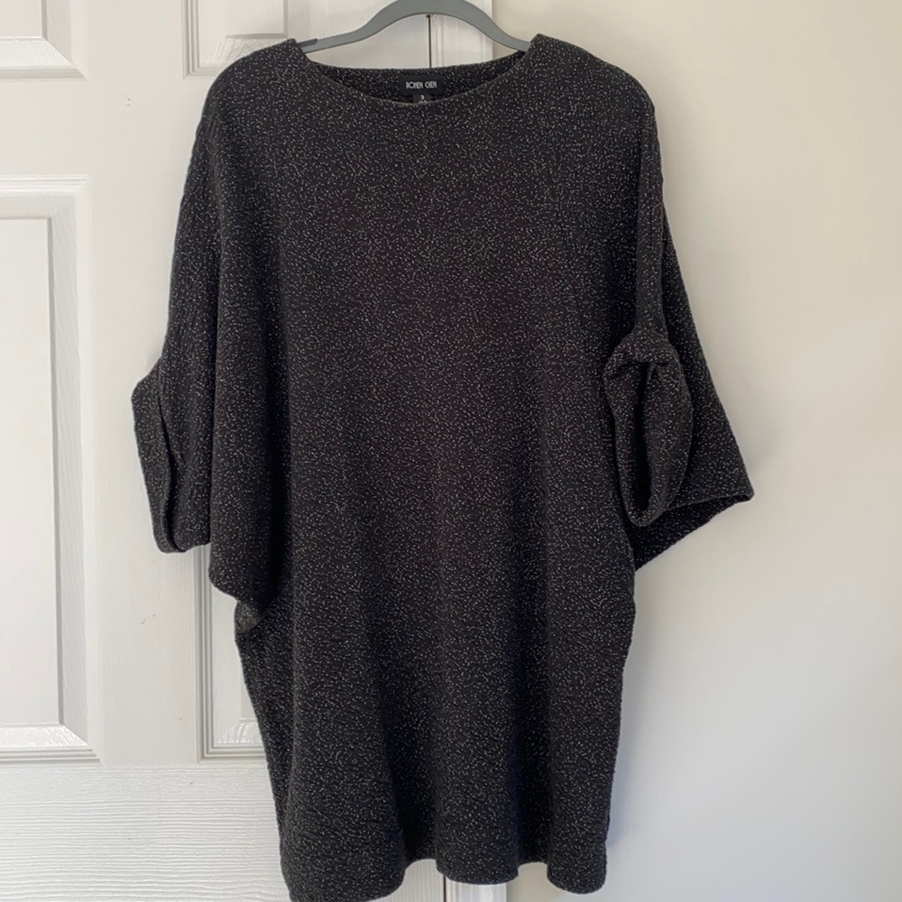 Ronan Chen flowy short sleeve shirt